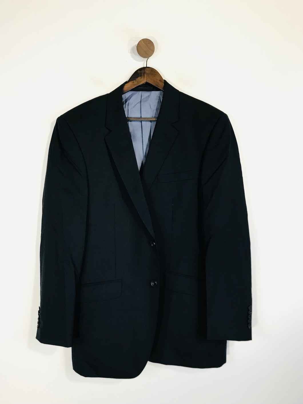 T.M Lewin Men's Wool Smart Blazer Jacket | 42 | Blue