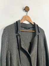 Load image into Gallery viewer, Weekend Max Mara Women&#39;s Striped Knit Blazer Jacket | XL UK16 | Blue
