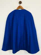 Load image into Gallery viewer, Ted Baker Women&#39;s Wool Cashmere Overcoat Poncho Jacket | L UK14 | Blue
