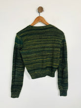 Load image into Gallery viewer, American Apparel Women&#39;s Cotton Cropped Jumper | M UK10-12 | Multicoloured
