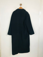Load image into Gallery viewer, Marella Women&#39;s Cashmere Wool Overcoat Coat | UK14 | Black
