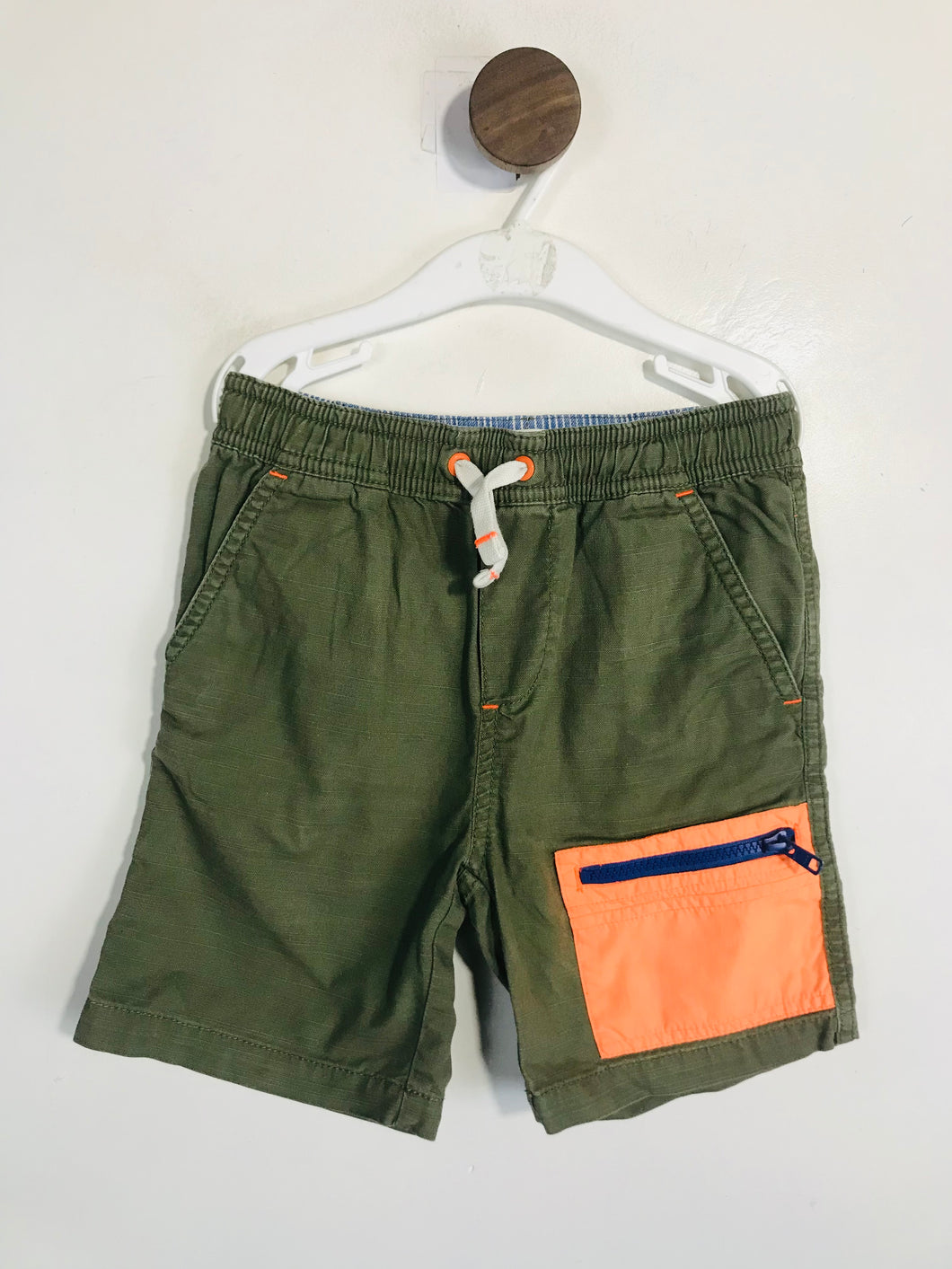 Boden Kid's Cotton Mid-Length Shorts | 6 Years 116cm | Green