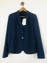 Load image into Gallery viewer, Theory Women&#39;s Wool Smart Blazer Jacket NWT | US2 UK6 | Blue
