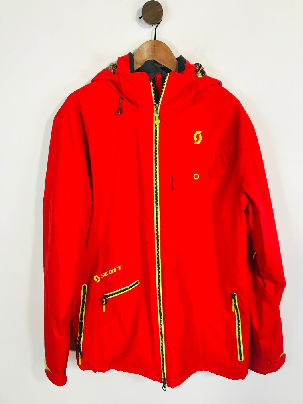 Scott Men's Waterproof Ski Hiking Jacket | L | Red