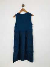 Load image into Gallery viewer, Boden Women&#39;s V-Neck A-Line Dress | UK14 | Blue
