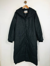Load image into Gallery viewer, Jigsaw Women&#39;s Wool Long Puffer Overcoat Coat | UK14 | Grey
