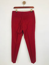 Load image into Gallery viewer, Jigsaw Women&#39;s Smart Smart Trousers | UK10 | Red
