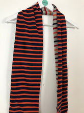 Load image into Gallery viewer, Mousqueton Unisex Reservable Stripe Scarf | W7” L62” | Grey
