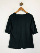 Load image into Gallery viewer, Mango Women&#39;s Cowl Neck T-Shirt | M UK10-12 | Black
