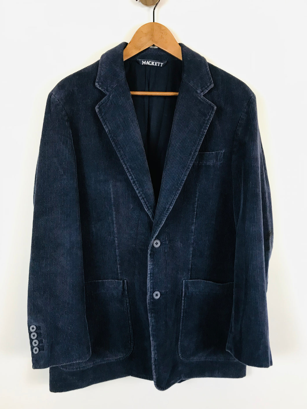 Hackett Men's Cotton Corduroy Blazer Jacket | L | Blue