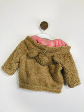 Load image into Gallery viewer, Mini Boden Kid&#39;s Teddy Overcoat Coat | 6-12 Months | Brown
