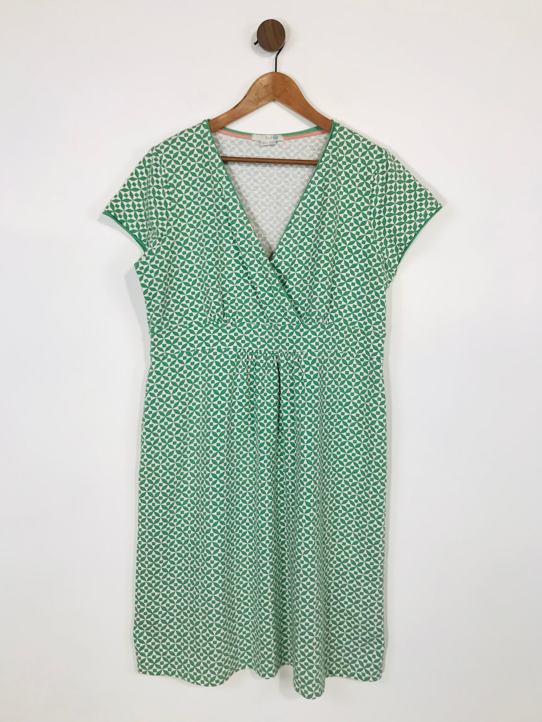 Boden Women's V-Neck Wrap Dress | UK18 | Green