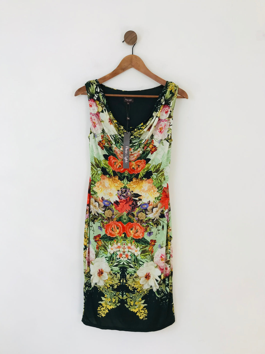 Phase Eight Women's Floral Cowl Neck Shift Dress NWT | UK10 | Multicolour
