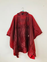 Load image into Gallery viewer, Hunter Unisex Rain Poncho Cape | M-L | Red
