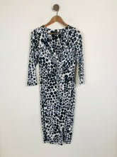 Load image into Gallery viewer, Phase Eight Women&#39;s Polka Dot Wrap Dress | UK14 | Blue

