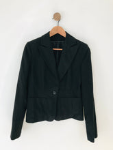 Load image into Gallery viewer, Naf Naf Women&#39;s Fitted Singe Button Blazer Jacket | UK10 | Black
