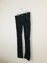 Load image into Gallery viewer, Galliano Womens Ittierre Low Rise Straight Leg Jeans | UK10 | Dark Blue
