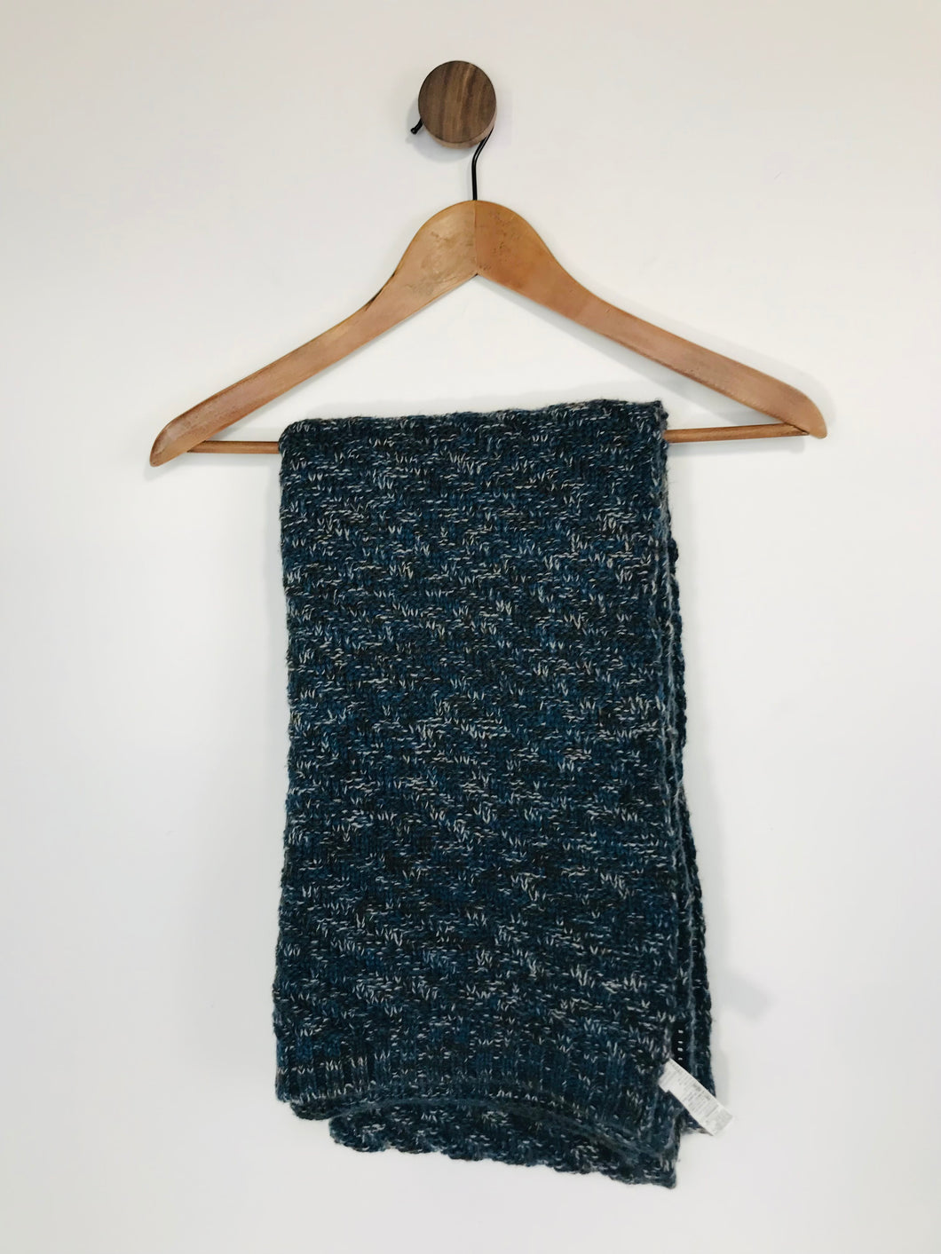 Sisley Women's Wool Chunky Knit Scarf | One Size | Blue