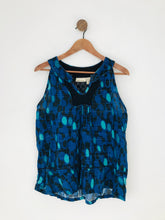 Load image into Gallery viewer, DKNY Jeans Women&#39;s Sleeveless Halter Neck Blouse | US8 UK12 | Blue
