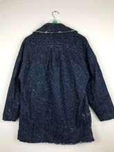 Load image into Gallery viewer, Current/Elliott Womens Denim Pea Coat | UK14 | Blue

