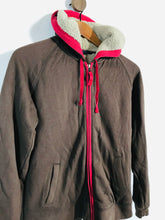 Load image into Gallery viewer, Boden Women&#39;s Zip Fleece Lined Hoodie | M UK10-12 | Brown
