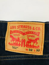 Load image into Gallery viewer, Levi’s Men’s 502 Straight Tapered Jeans | 32 | Dark Blue
