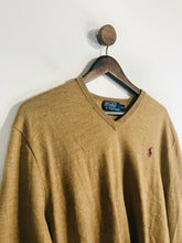 Load image into Gallery viewer, Ralph Lauren Men&#39;s Knit V-Neck Jumper | XL | Brown
