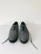 Load image into Gallery viewer, Eileen Fisher Women’s Platform Flat Lace-Up Shoes | US9 UK7 | Grey
