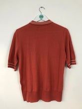 Load image into Gallery viewer, Idano Womens Knit Polo T-shirt | UK14 | Pink/Orange
