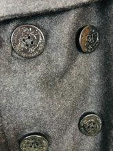 Load image into Gallery viewer, Diesel Men’s Wool Pea Coat Jacket | XL | Dark Grey Black
