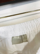 Load image into Gallery viewer, Asos Women&#39;s Cotton Polka Dot Midi Skirt | UK8 | White
