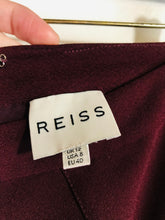 Load image into Gallery viewer, Reiss Women&#39;s High Waist Pleated A-Line Skirt | UK12 | Red
