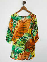 Load image into Gallery viewer, Doris Streich Women&#39;s Sheer Tunic Blouse | EU40 UK12 | Multicoloured
