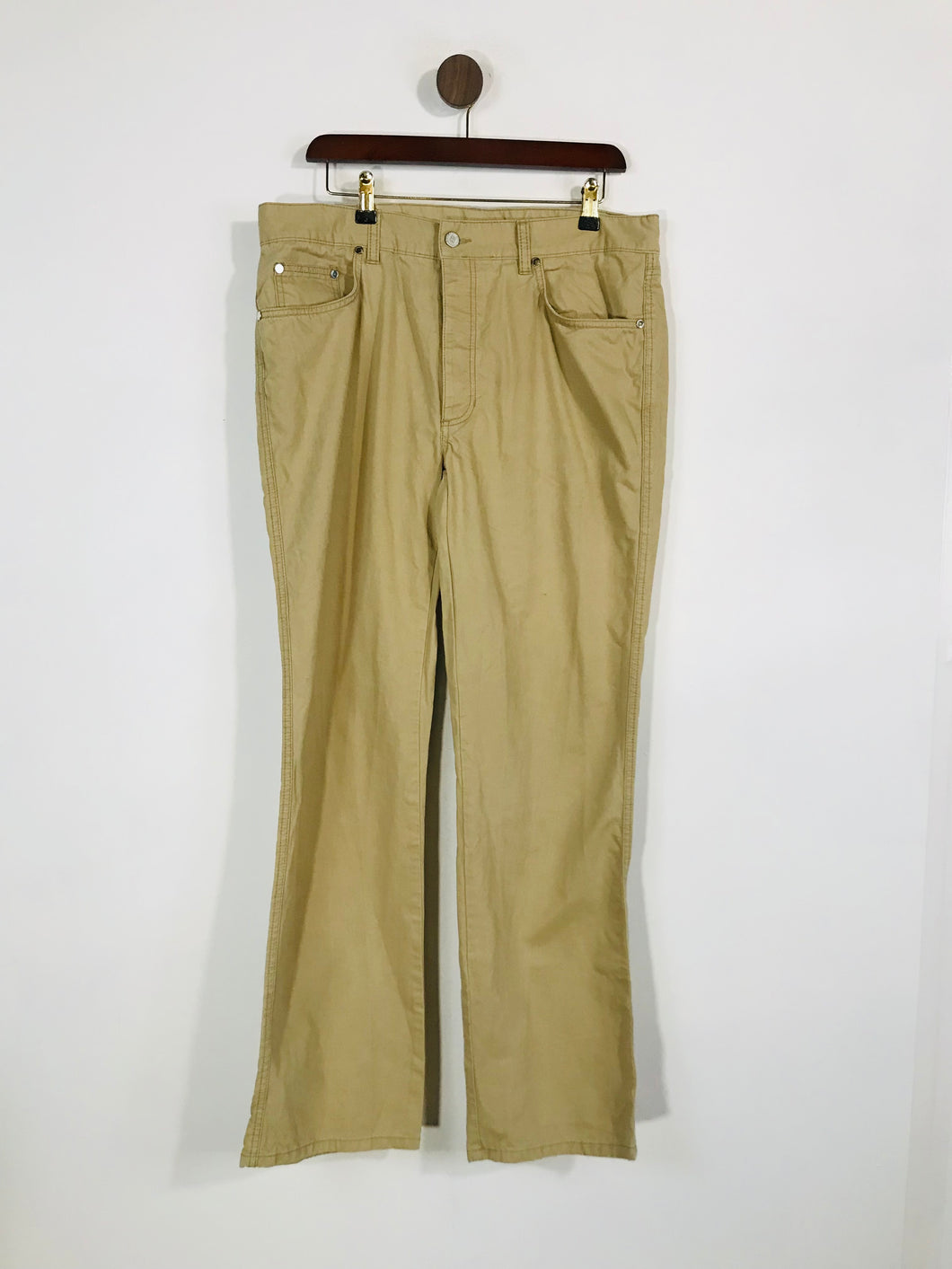 Hackett Men's Cotton Chinos Trousers | 36R | Beige