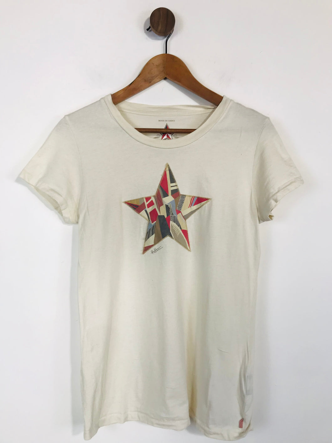 Ralph Lauren Women's Embroidered T-Shirt | M UK10-12 | White