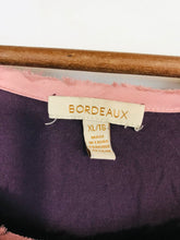 Load image into Gallery viewer, Bordeaux Women&#39;s Two-Tone Blouse | XL UK16 | Purple
