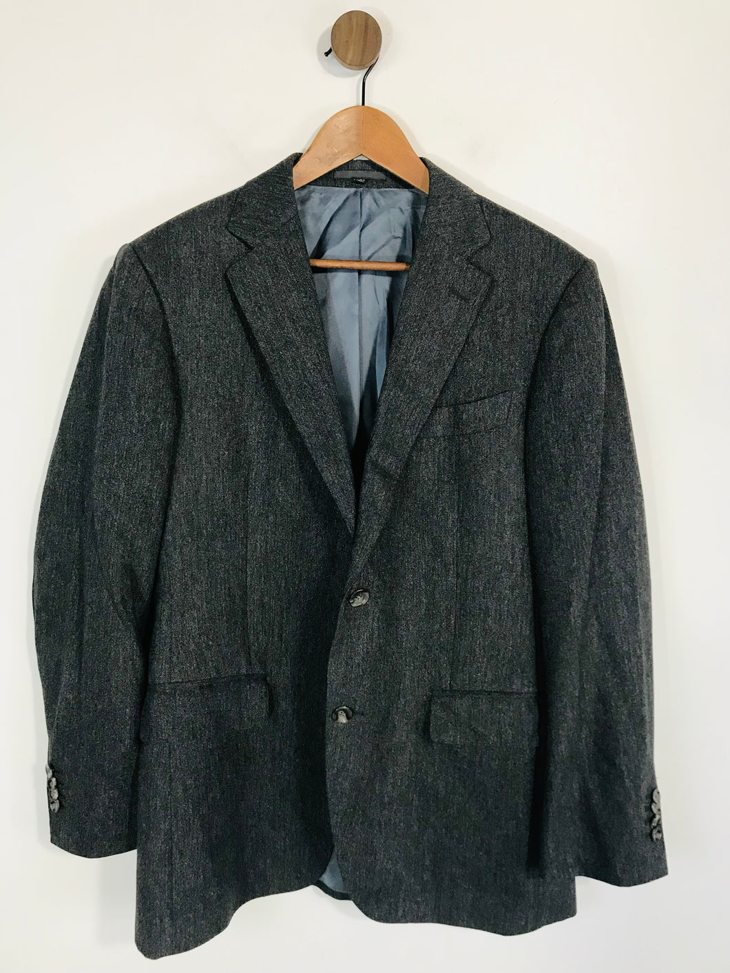 Suitsupply Men's Wool Blazer Jacket | 42 | Grey