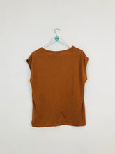 Load image into Gallery viewer, Armed Angels Women’s Oversized Soft T-Shirt NWT | M UK10 | Burnt Orange
