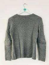 Load image into Gallery viewer, Patrizia Pepe Womens Embroidered Knit Jumper | 0 UK6-8 | Grey
