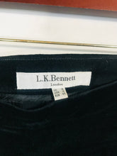 Load image into Gallery viewer, LK Bennett Women&#39;s Velvet Leggings | UK16 | Black
