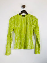 Load image into Gallery viewer, Stine Goya Women&#39;s Velvet Striped T-Shirt NWT | XS UK6-8 | Green
