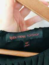 Load image into Gallery viewer, Kate Moss Topshop Women&#39;s Tassel Fringe Mini Dress | UK10 | Black
