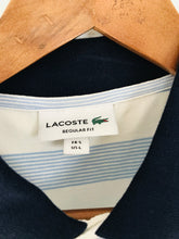 Load image into Gallery viewer, Lacoste Men&#39;s Striped Polo Shirt | L | White
