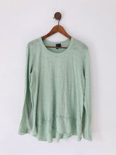 Load image into Gallery viewer, Anthropologie Left of Center Women’s Oversized Long Sleeve Top | M UK10-12 | Green

