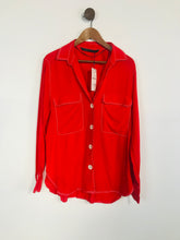 Load image into Gallery viewer, Zara Women&#39;s Button-Up Shirt NWT | L UK14 | Red
