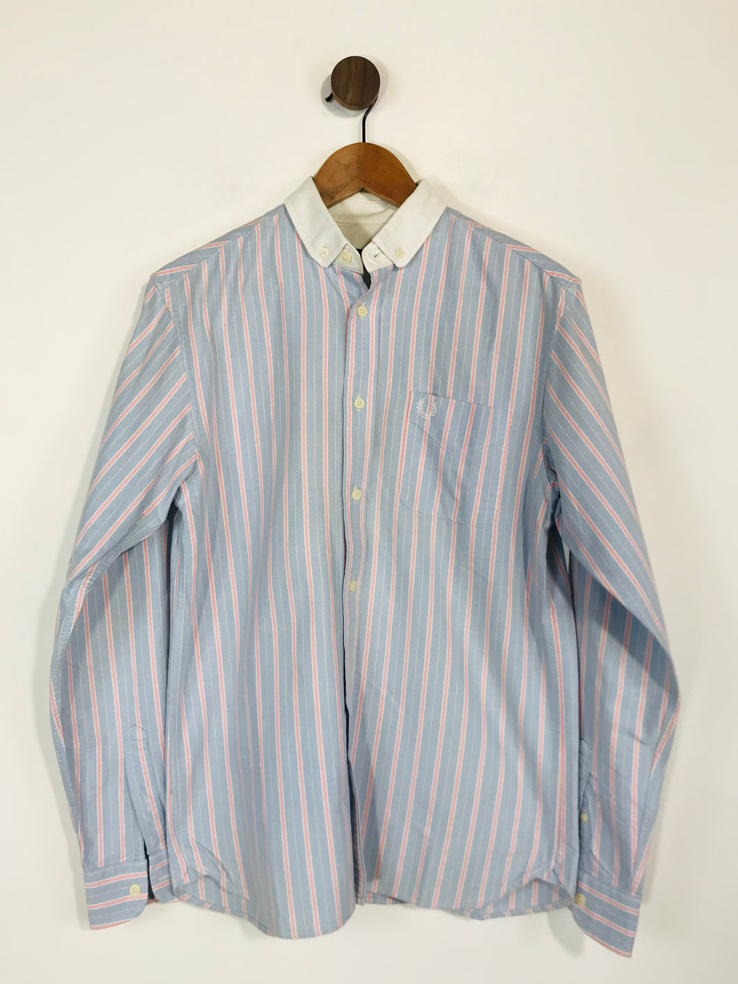 Fred Perry Men's Cotton Striped Button-Up Shirt | S  | Multicolour