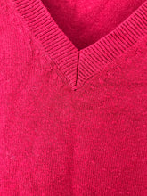 Load image into Gallery viewer, Zara Women’s V-Neck Knit Jumper | L UK14 | Red
