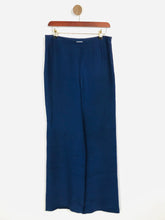 Load image into Gallery viewer, Armani Collezioni Women&#39;s Smart Wide Leg Casual Trousers | IT42 UK10 | Blue
