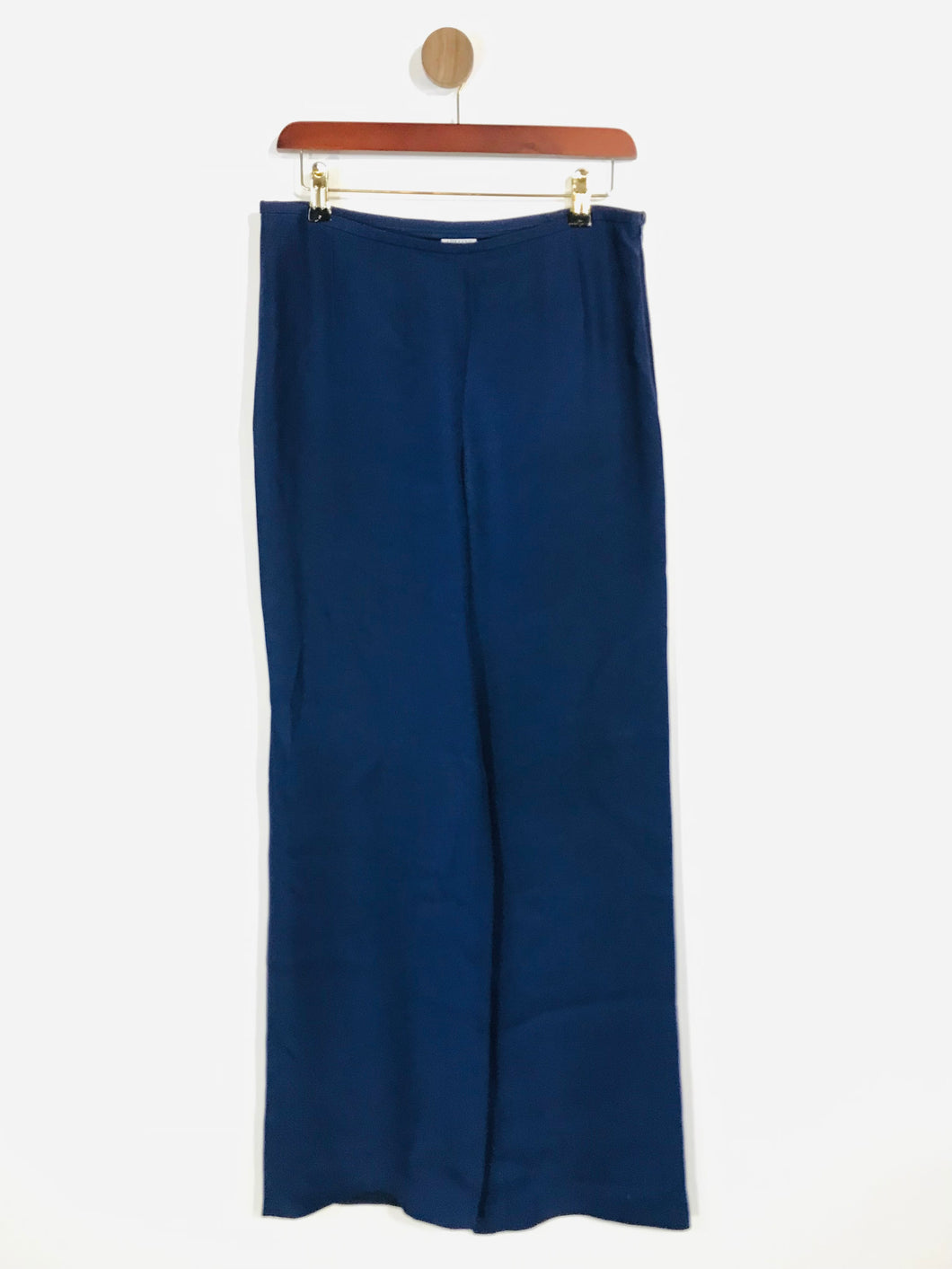 Armani Collezioni Women's Smart Wide Leg Casual Trousers | IT42 UK10 | Blue