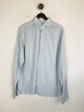 Load image into Gallery viewer, Ermenegildo Zegna Men&#39;s Button-Up Shirt | M | Blue
